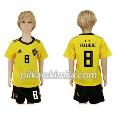 Koszulka Belgia Fellaini 8 Dziecięca Precz Mistrzostwa Świata 2018 - Koszulki Piłkarskie